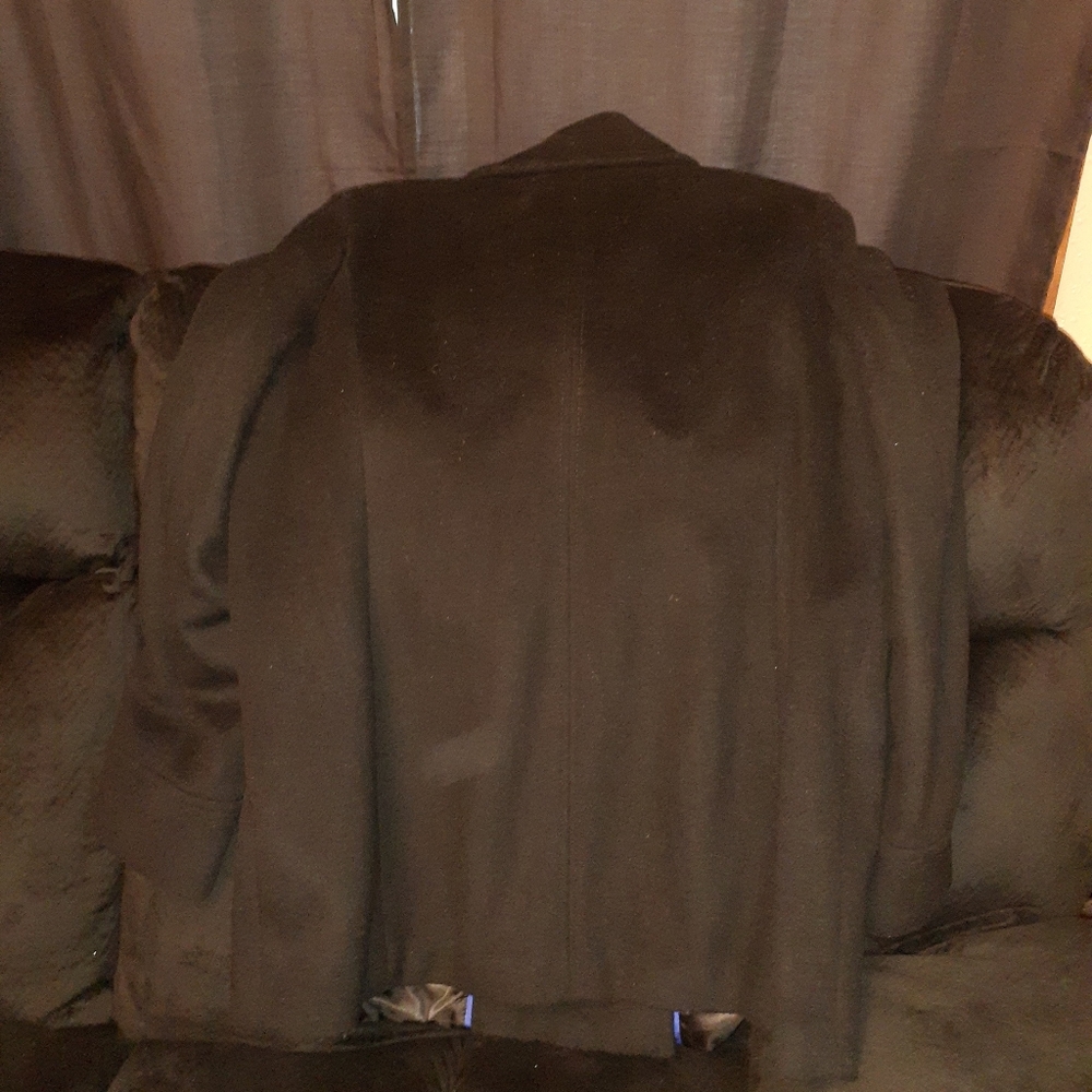 FIRM🖤ST. JOHN'S BAY PEA COAT SZ. LARGE🖤 - Picture 4 of 8